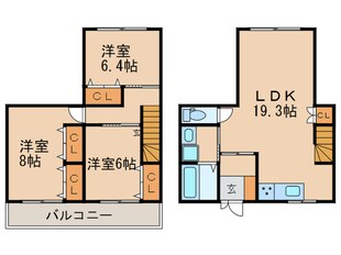 ベルグランデの物件間取画像